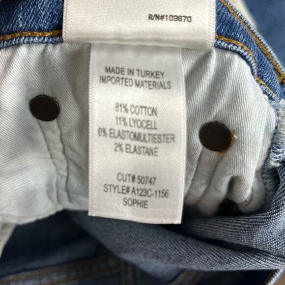 Agolde Sophie High Rise Skinny Crop Jeans in Tame Size 29 - Picture 10 of 10